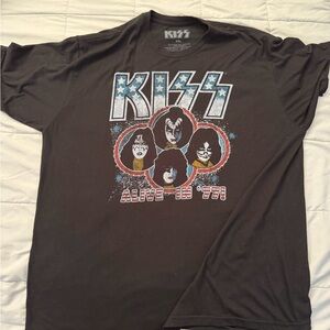 KISS Black Graphic T-Shirt